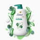 Dove Body Wash with Pump Invigorate Aloe & Eucalyptus For 24hr Lotion-Soft Skin Moisturizing Skin Cleanser with No Sulfates No Parabens 30.6 Oz