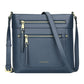 Over Earth Crossbody Bags for Women Leather Purses for Ladies with Multiple Pockets