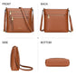 Over Earth Crossbody Bags for Women Leather Purses for Ladies with Multiple Pockets