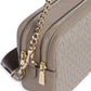 Michael Kors Bryant Medium Double Zip Chain Camera Crossbody Bag