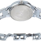 Women's Elegant Diamond Accent Watch – Stainless Steel Quartz Bracelet Watch