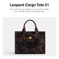 Coach Women's Leopard Cargo Tote 20
