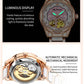 Vetra Women Watches Automatic Luxury Diamond Dress Ladies Watch Fashion Waterproof Ceramic Strap Rose Gold Self Winding Female Wrist Watch