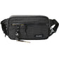 2L Sling Bag for Men & Women - Anti-Theft RFID Blocking Fanny Pack with Lockable Zippers, Water Resistant Lightweight Crossbody Bag for Travel Hiking Running Gym Walking Daily Use(Black)