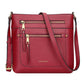 Over Earth Crossbody Bags for Women Leather Purses for Ladies with Multiple Pockets