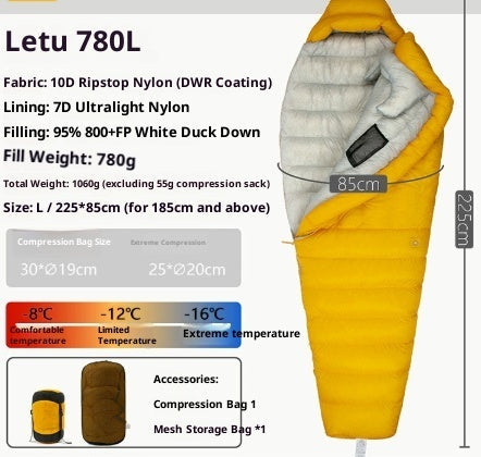 Outdoor Camping Ultra Light Down Sleeping Bag