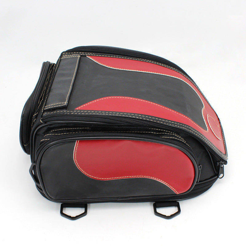 Retro Motorcycle Tail Bag Helmet Storage Waterproof