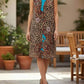 Print Sleeveless Maxi Dress