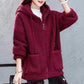 Cardigan Buttonless Printed Loose Top