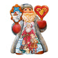 Mini Tale Santa with Pets Christmas Figurine by G. DeBrekht - Christmas Santa Snowman Decor - 561642