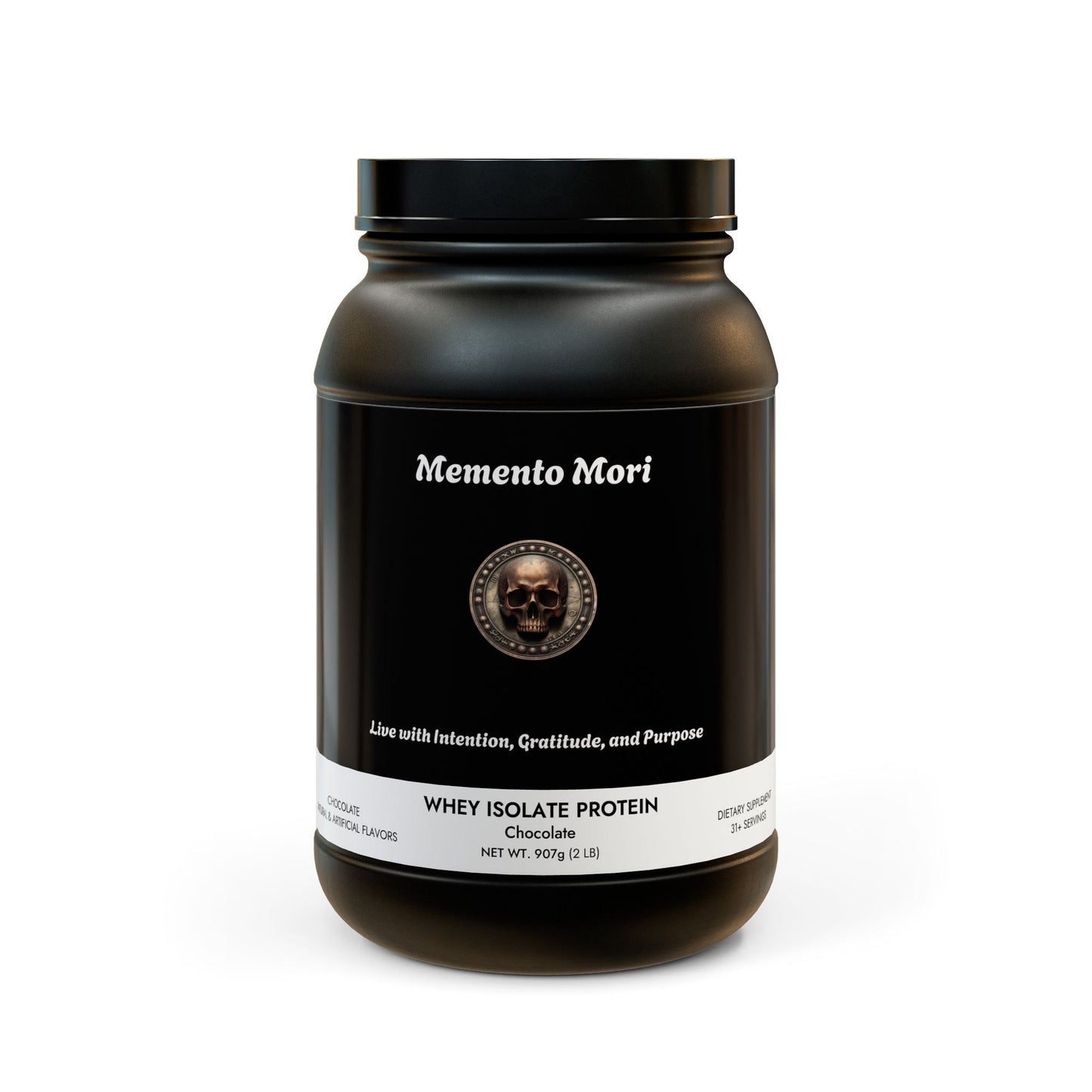 Whey Isolate Protein Supplement (907g, 2lb) - "Memento Mori"