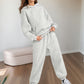 Women’s Plus Size Lounge Set – Oversized Hoodie & Baggy Sweatpants