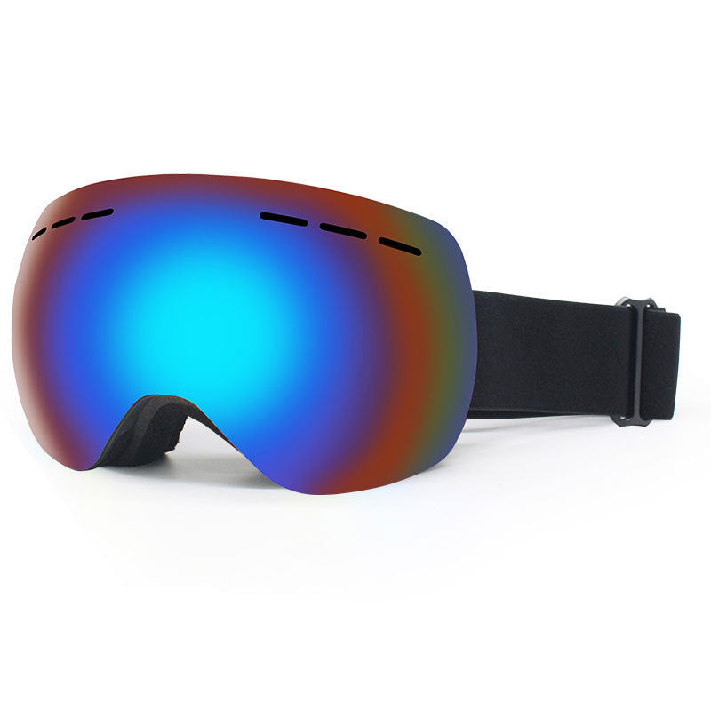 Spherical Ski Double-layer Anti-fog HD Large View Goggles