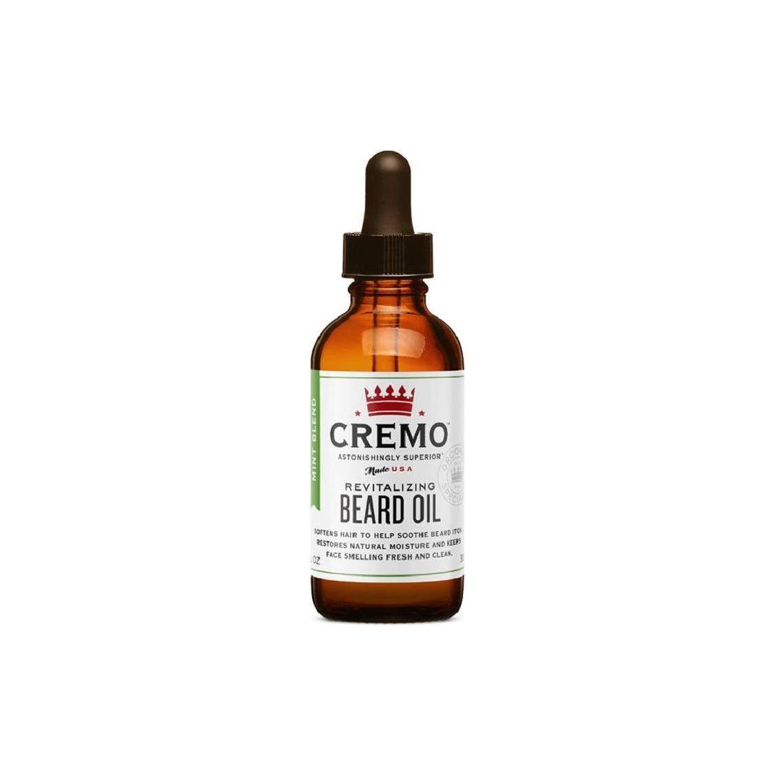 Cremo Tea Tree Mint Revitalizing Beard Oil Moisturizing & amp - Softening - 1 Oz