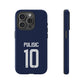 Christian Pulisic Precision Armor – Dual-Layer Durability & Sleek Fit | Compatible with iPhone 8 to 16 Pro Max & Samsung Galaxy S10 to S25 Ultra