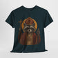 Holy Raccoon Pope Shirt – Funny Cult Priest Graphic Tee – Gildan 5000 Unisex