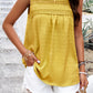 Swiss Dot Round Neck Tank