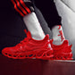 Shock-absorbing running shoes