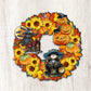 Halloween Holiday Door Wreath by G. DeBrekht - Thanksgiving Halloween Decor - 8185317H