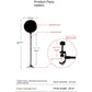 Direct Factory Supply Windscreen for Live Streaming Microphone Double Layer Capacitor Mic Windscreen for Broadcaster Recording Studio Microphone Windscreen