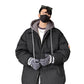 New White Duck Down Thickened Warm Couple Coat