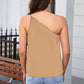 One Shoulder Sleeveless Top