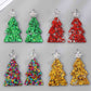 Christmas Tree Acrylic Earrings