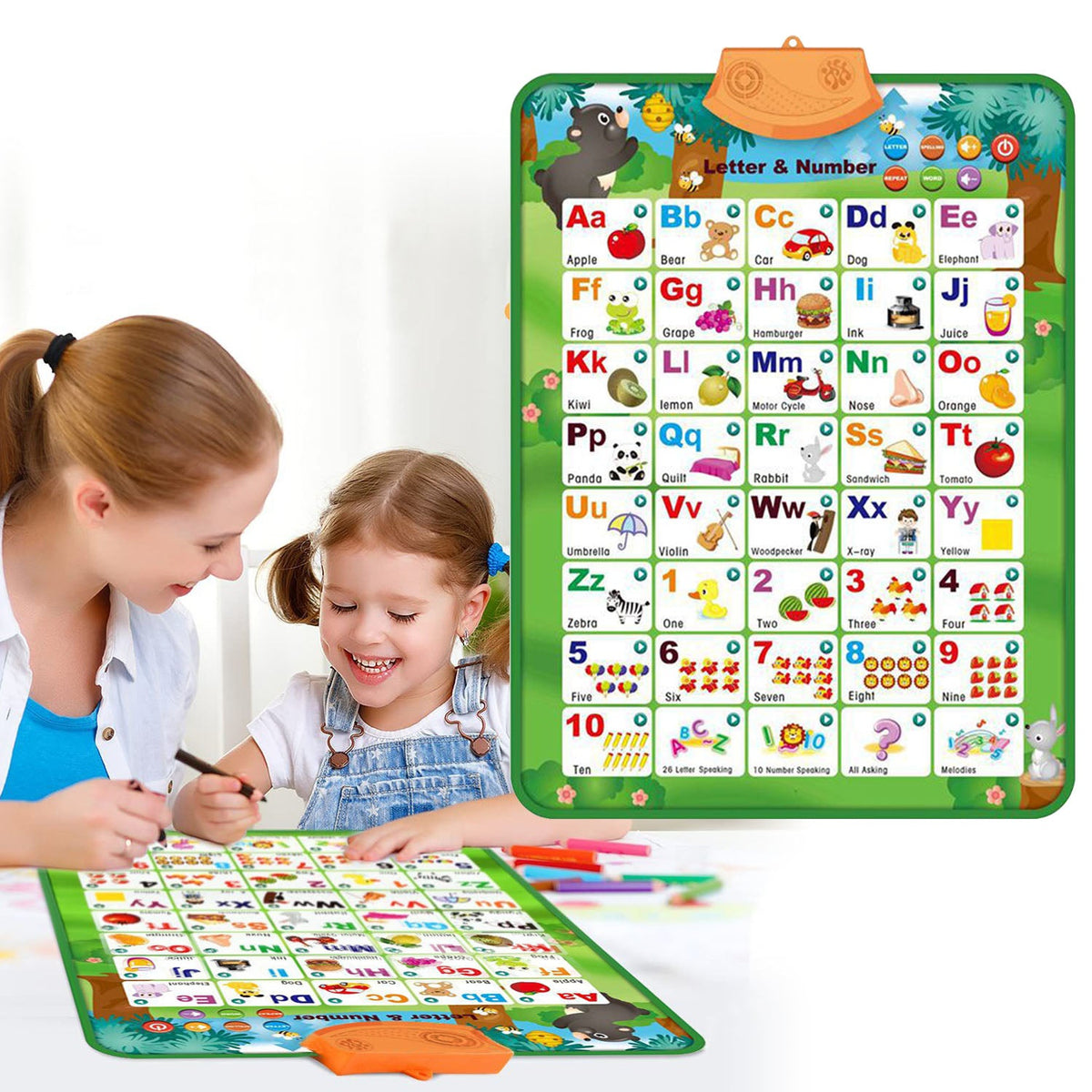 GBruno Electronic Interactive Alphabet Wall