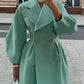 Vintage Court Lantern Sleeves Large Lapel Jacket