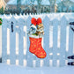 Kitty Cats Christmas Stocking Christmas Door Decor by G. DeBrekht - Christmas Santa Snowman Decor - 8114021H