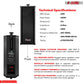 5Core Outdoor Speakers Stereo In Wall 100W Peak Passive Home Audio System
