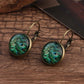 Beautiful Vintage Peacock Earrings