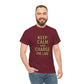Keep Calm and Charge the Line Firefighter Shirt – Gildan 5000 Tee