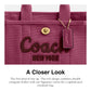 Coach Women's Leopard Cargo Tote 20