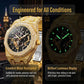 Vetra Women Watches Automatic Luxury Diamond Dress Ladies Watch Fashion Waterproof Ceramic Strap Rose Gold Self Winding Female Wrist Watch