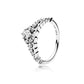 White Copper Plating Fashion Multilateral Ring