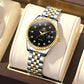Women's 33mm Fluted Bezel Quartz Date Watch