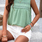 Swiss Dot Round Neck Tank