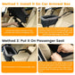 Small Dog Car Seat with Harness Center Console Pet Booster Seat Travel Car Seat with Side Pocket Cotton Velvet Cushion for Dogs Cats Up to 9LBS