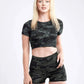 Short-Sleeve Crop Top
