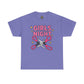 Funny Girls Night Shirt – Lesbian Humor Tee – Pink Scissors Graphic on Gildan 5000