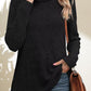 Turtleneck High Low Top