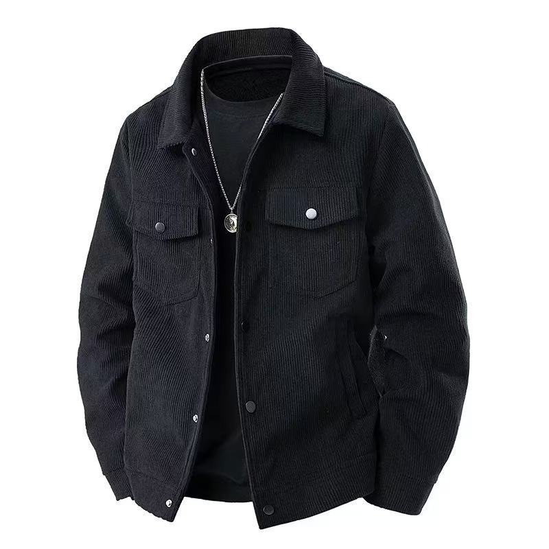 Retro Casual Loose Men's Lapel Work Jacket