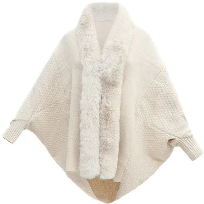New Fashion Loose Cardigan Shawl Outer Match Cloak Coat Women