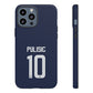 Christian Pulisic Precision Armor – Dual-Layer Durability & Sleek Fit | Compatible with iPhone 8 to 16 Pro Max & Samsung Galaxy S10 to S25 Ultra