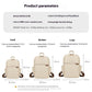 Simple Canvas Travel Large Capacity Women's Backpack