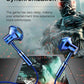 9D Stereo Earphones Mic Headphone Headset In-ear Wired Headphones Bass Wire Earphone Earbud Phone Headset With Microphone Wired Earbuds Noise Isolating in-Ear Headphones Earphones with Mic Volume Control Plug for Sports Workout Compatible