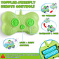 2Pack Dinosaur Remote Control Cars for Toddlers Rechargeable RC Cars with Light Music Birthday Gift For Boys Girls Aged 3 4 5 6 Years Old