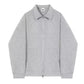 Flip Collar Zipper Coat