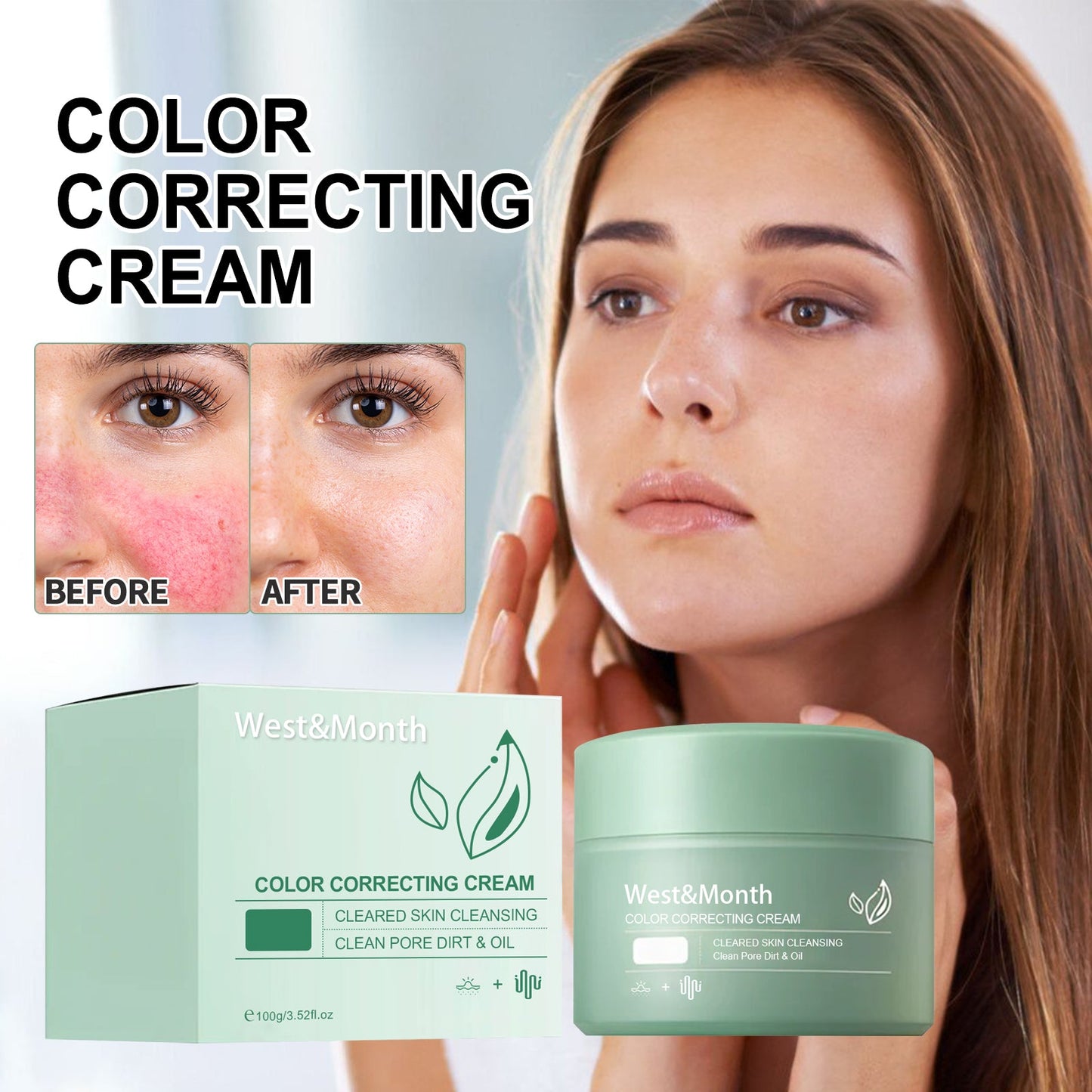 Color Correction Repair Cream for Spot Brightening and Moisture